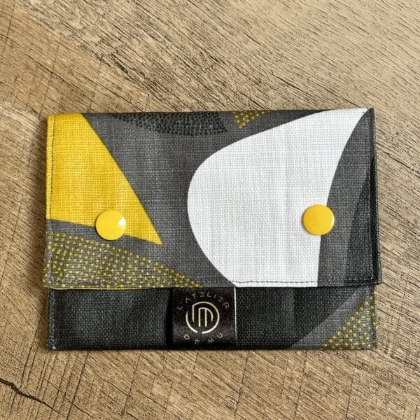 Pochette imperméable "Jaune Gris"