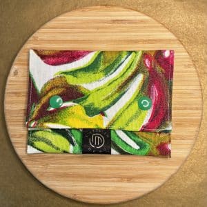Pochette imperméable « Monstera couleur »