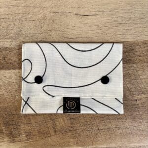 Pochette imperméable « Blanc noir »