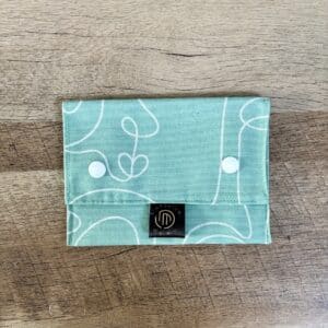 Pochette imperméable « Vert eau »