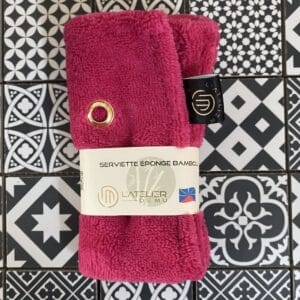 Serviette éponge « Fuschia »