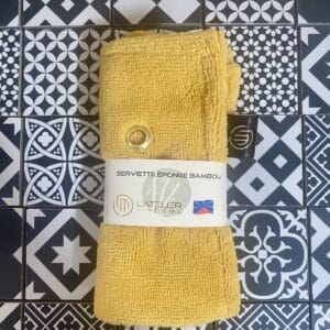 Serviette éponge « Moutarde »