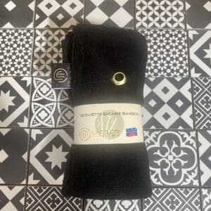 Serviette éponge « Noire »