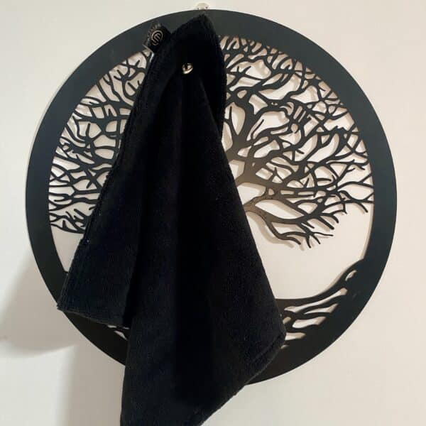 Serviette éponge "Noire" – Image 2
