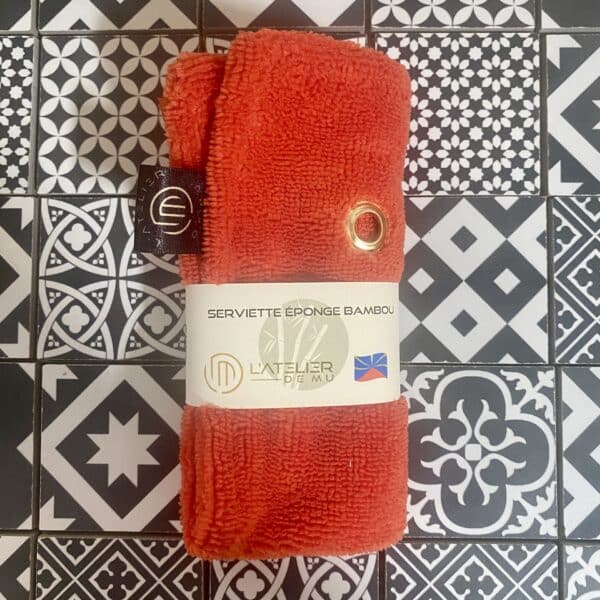 Serviette éponge "Orange"
