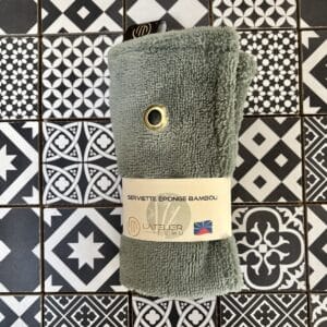 Serviette éponge « Vert sauge »