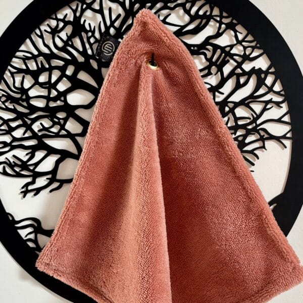 Serviette éponge "Vieux rose" – Image 2