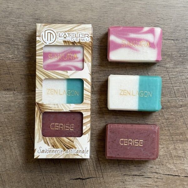Coffret Sakura-Zen Lagon-Cerise exfoliant